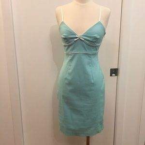 Teal express dress sz 4